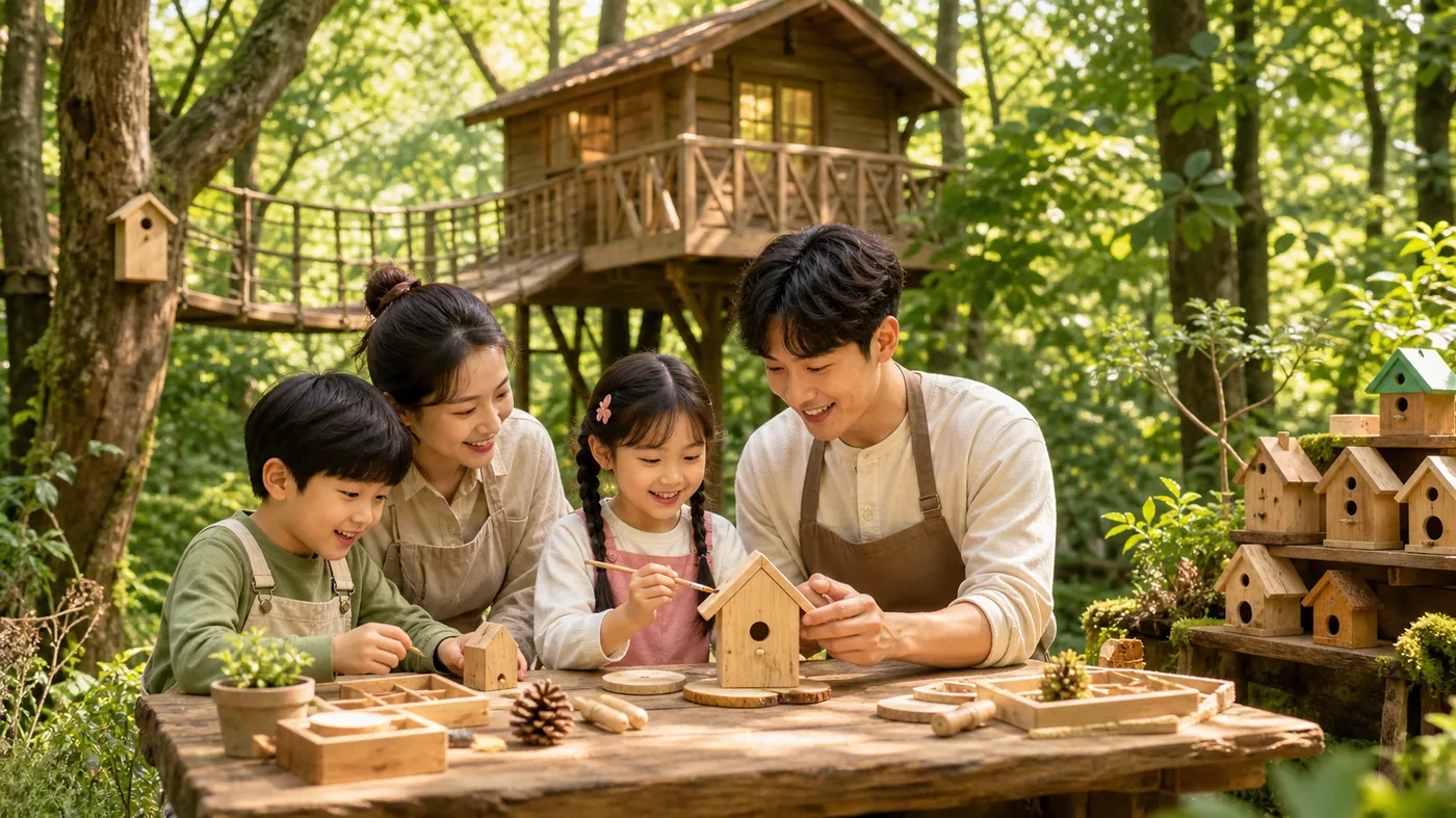 강화도 아이와 가볼만한 숲체험: 톰아저씨 트리하우스 공방체험 준비물·예약 전 체크