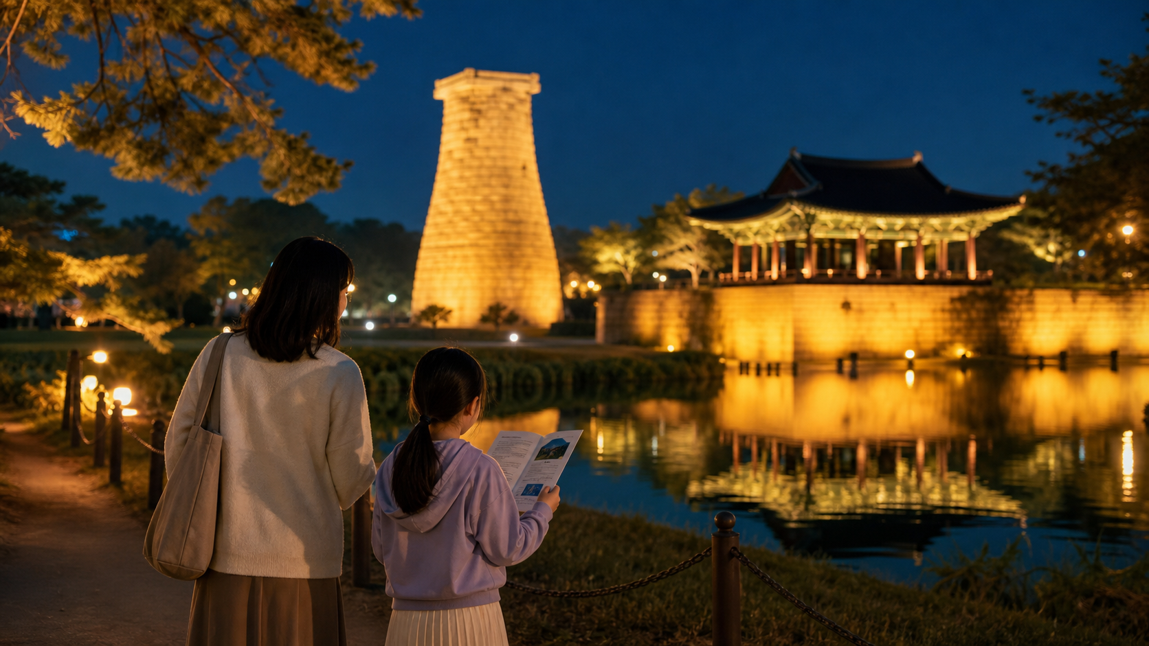 경주 첨성대 동궁과 월지 해설 야경 투어 아이와 체험 이미지
