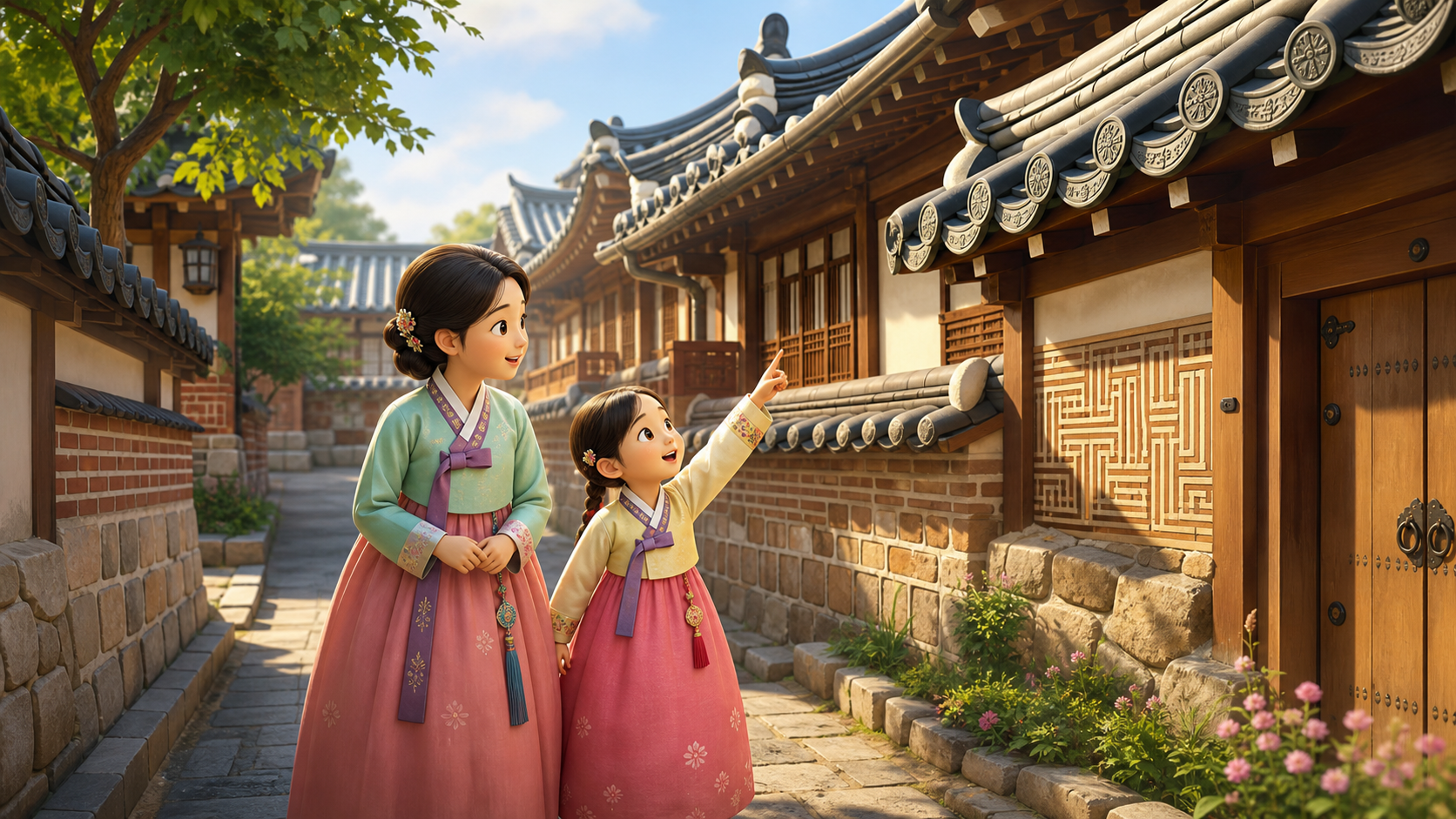 전주 한옥마을 한복 체험 방문 후 활동 이미지