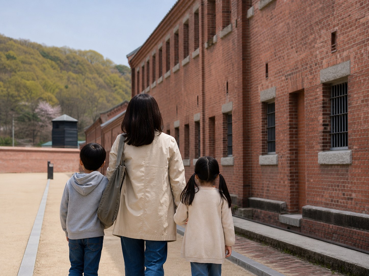 서대문형무소 역사관 외부를 아이와 둘러보는 참고 이미지